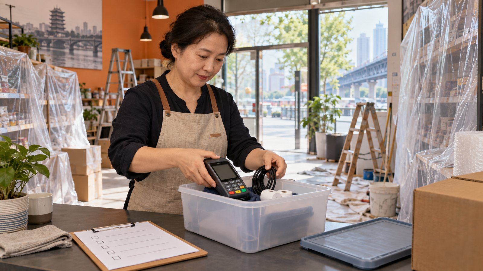 门店暂时停业,星驿付微智能POS要怎么处理