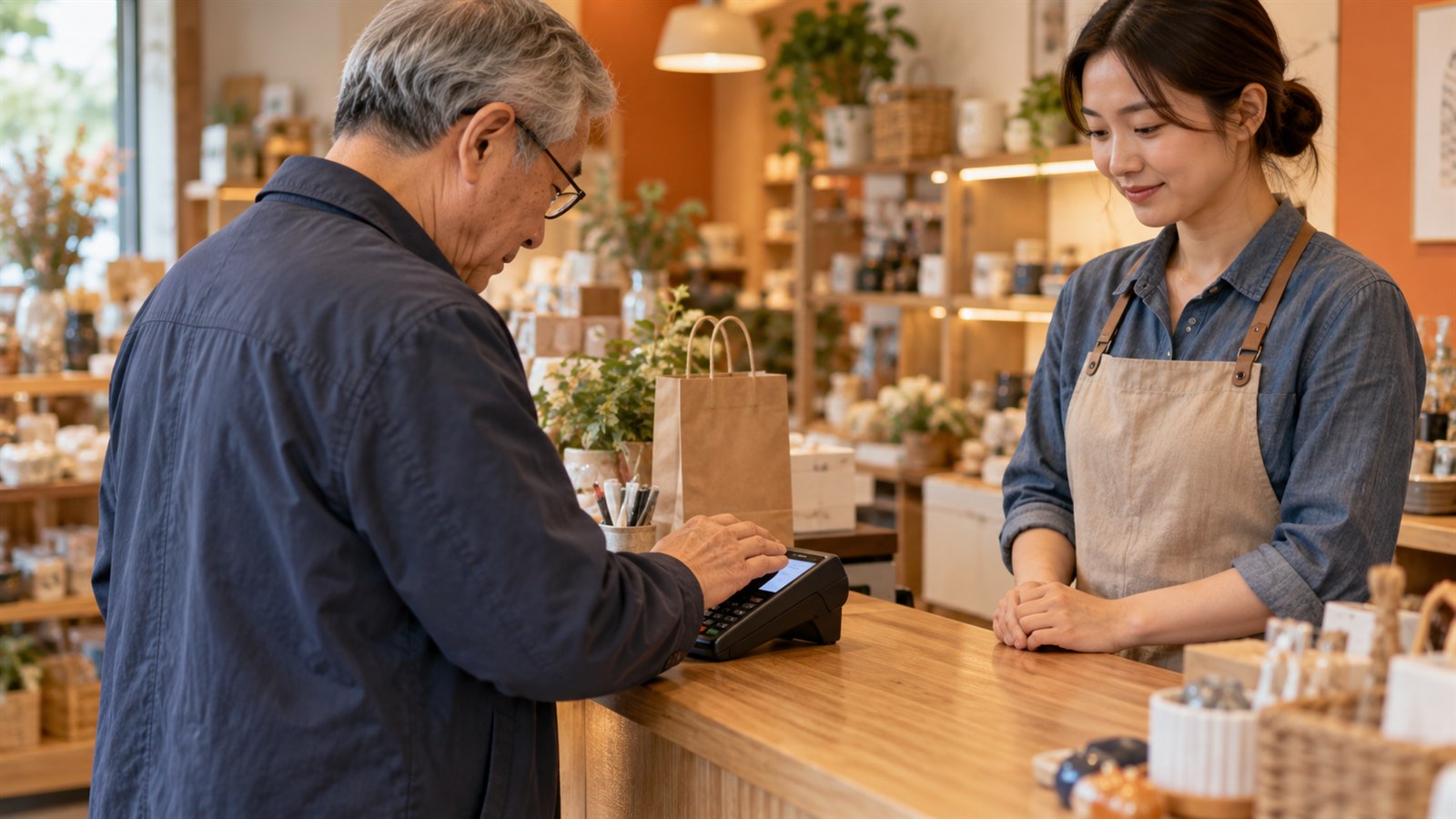 顾客不会操作星驿付POS，收银员可以帮到哪一步？